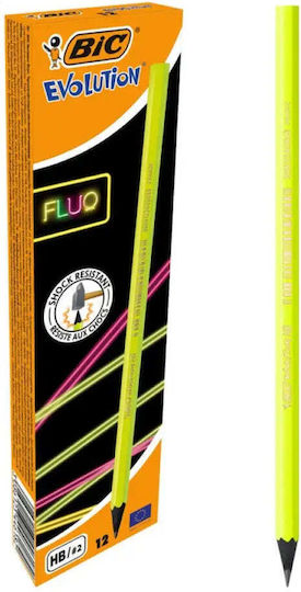 Fluo 12 Bic Bleistifte Ohne Radiergummi