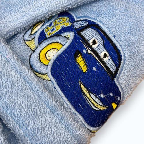 Linea Home Kids Bathrobe Blue Hooded