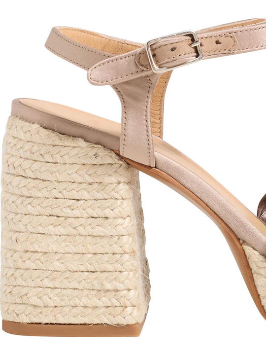 Yfasmátina Damen Sandalen Beige