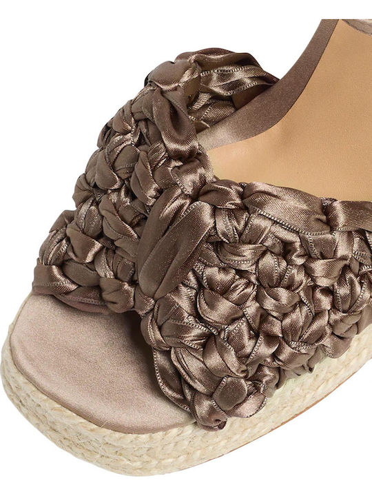 Yfasmátina Damen Sandalen Beige