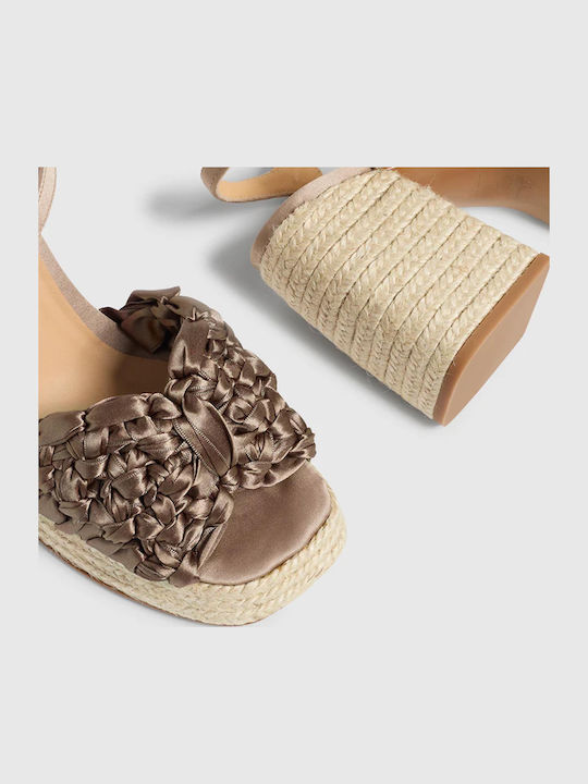 Yfasmátina Damen Sandalen Beige