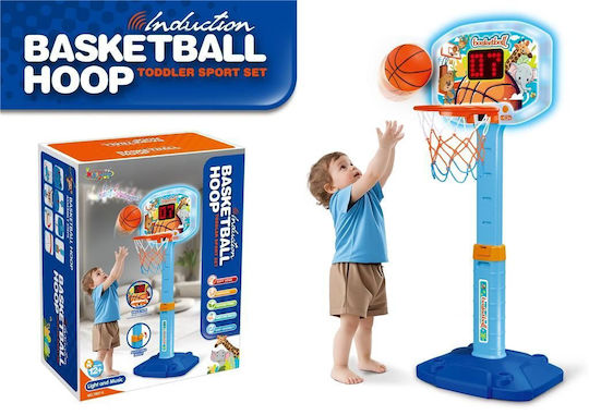 Blue Toys Παιδική Μπασκέτα Εξωτερικού χώρου με Βάση και Μπάλα