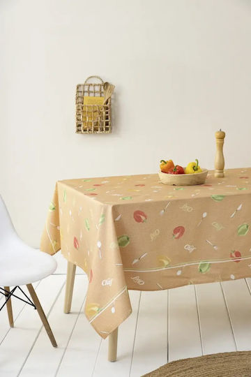 Nima Chef Stain Resistant Orange 140x240 cm