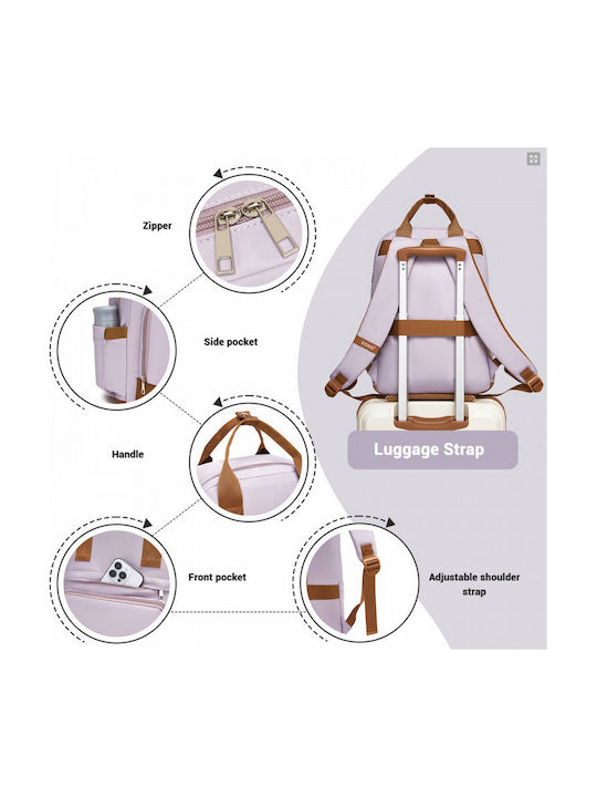 Miss Lulu Backpack Μωβ
