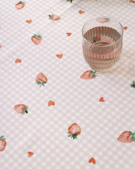 Nima Strawberry Love Pink 140x140cm Nima Strawberry Love Pink 140x140cm