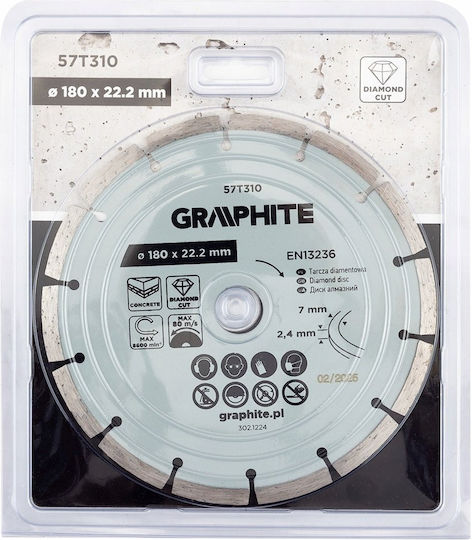 Graphite Schleifscheibe Für Baumaterialien 180mm
