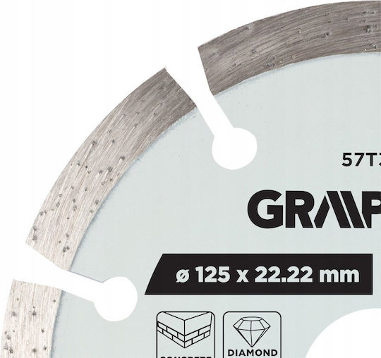 Graphite Δίσκος Κοπής Δομικών Υλικών 125mm