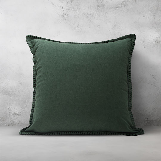 Lino Home Калъф За Възглавница Tavola От 100% Памук Зелен 45x45см