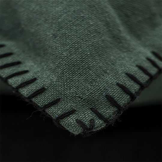 Lino Home Калъф За Възглавница Tavola От 100% Памук Зелен 45x45см