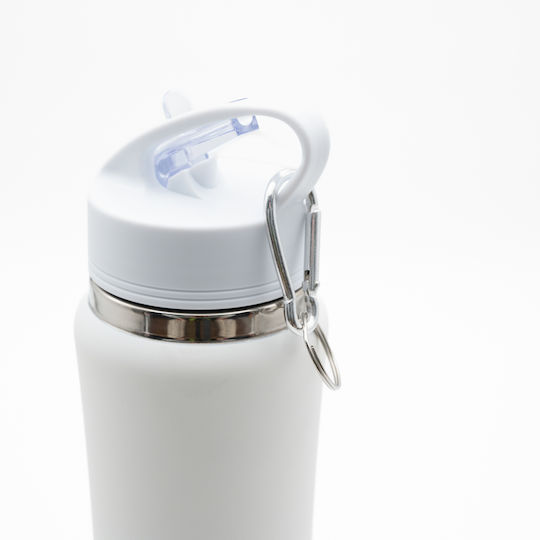TnS Stainless Steel Thermos Bottle 750ml Stainless Steel with Straw and Handle