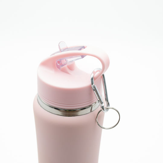 TnS Stainless Steel Thermos Bottle 750ml Stainless Steel with Straw and Handle