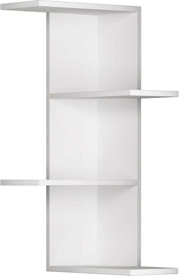 Γωνιακό Ράφι 85x42x42εκ. Λευκό Γωνιακό Ράφι 85x42x42εκ. Λευκό