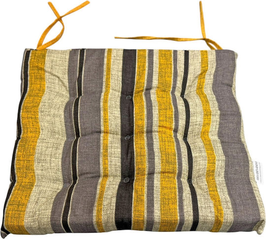 Garden Chair Cushions Yellow Mustard 40x40cm