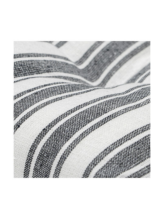 Lino Home Gartenstuhlkissen Nubbie Dunkelgrau 40x40cm