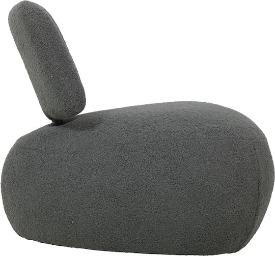 Πολυθρόνα Stonie 67x73x67cm Ανθρακί