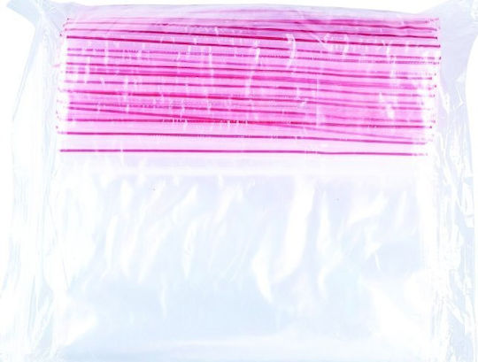 Office Products Plastic Zip Bags Sealing 160x250mm 40 Microns 100 Pcs Set Office Products-transparent