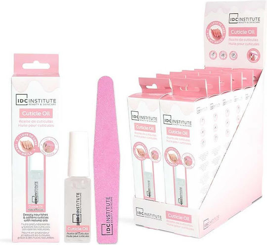 Idc Institute Cuticle Oil & File Set Cuticle Oil 6ml & Pink Buffer