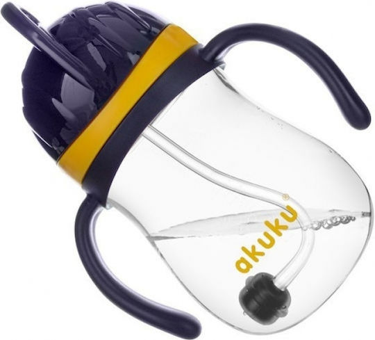 Akuku Παιδικό Ποτηράκι από Σιλικόνη Navy Μπλε 280ml
