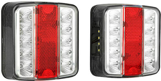 Сет Фенери Трейлър LED 12 Volt 105 X 98 X 35mm 2 Броя