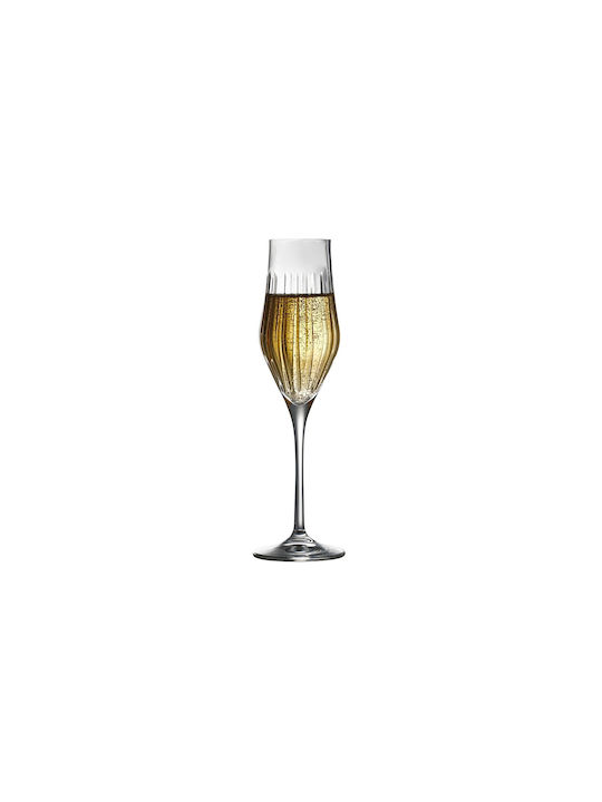 Lyngby Glass Set Champagne Goblet Crystal 230ml 4 Pieces