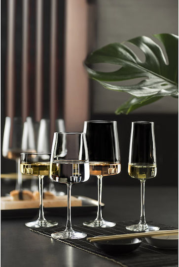 Lyngby Glas Set Brillen Champagner Kelch Kristall 300ml 4 Stück