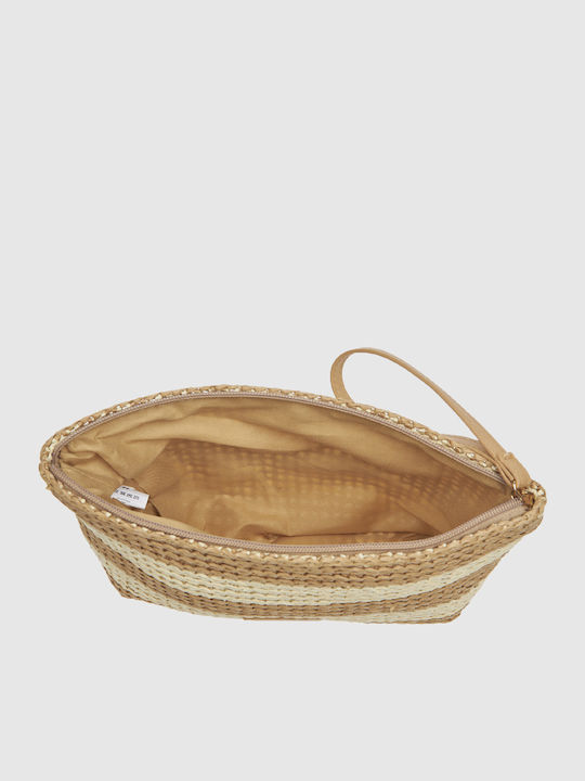 Verde Straw Envelope Bag 07-0423 Beige
