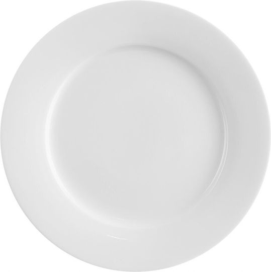 Lumarko Mona Desert Serving Plate Made of White Porcelain with Diameter 19cm