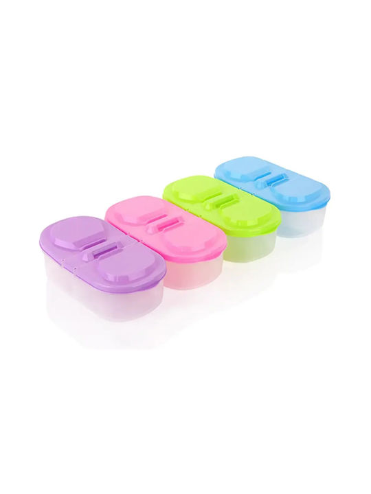 Pandaboo Plastic Lilac Lunch Box