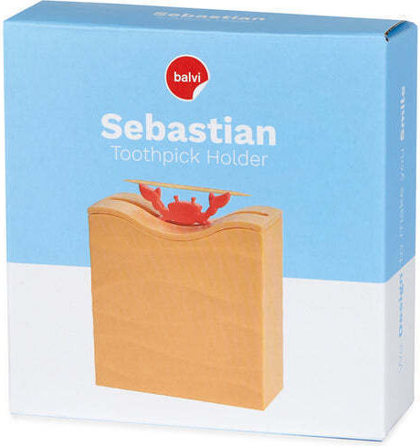 Winkee Θήκη για Οδοντογλυφίδες Sebastian Ο Κάβουρας 8.8x7.8x3.5εκ.