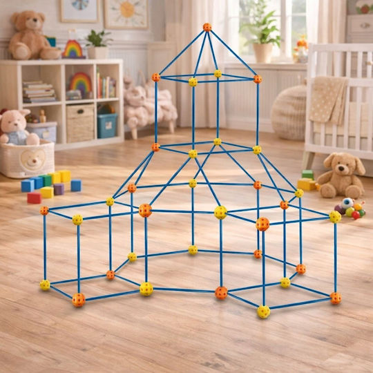 Leantoys Creative Set Construction Tubes 3d Building 340 Pcs