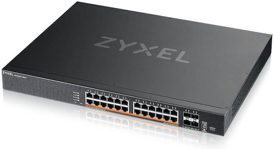 Zyxel XMG2230-28HP Managed L2 / L3 Switch με 24 Θύρες Ethernet και 4 SFP Θύρες