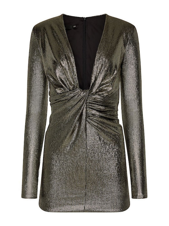 Mini Evening Dress Black/Gold