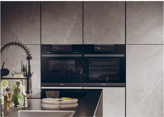 Haier Φούρνος άνω Πάγκου 70lt Π59.5εκ. Multicolor Black