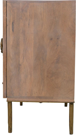 Μπουφές Siena από Μασίφ Ξύλο Καφέ 83.8x40.6x76.2cm