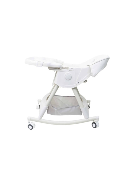 Klappbarer Baby Hochstuhl Farbe Weiß