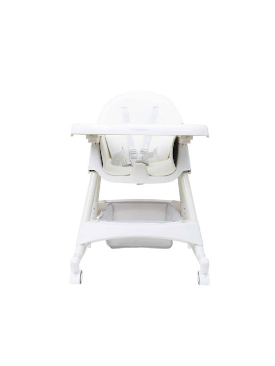 Klappbarer Baby Hochstuhl Farbe Weiß