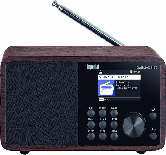 Imperial DABMAN i170 Retro Tischplatte Radio Elektrisch DAB+ mit USB Braune