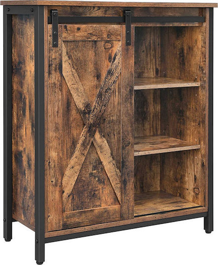 Μπουφές από Ξύλο & Μέταλλο Καφέ 70x30x80cm Μπουφές από Ξύλο & Μέταλλο Καφέ 70x30x80cm