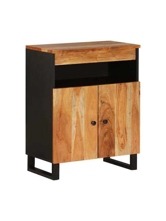 Μπουφές από Μασίφ Ξύλο Καφέ 60x33x75cm