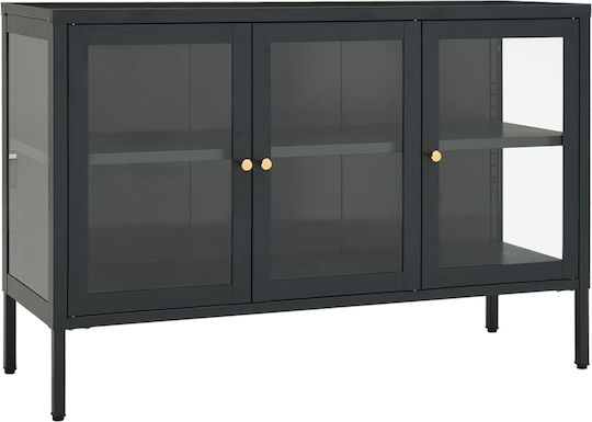 Мебели за съхранение от метал Въглени 105x35x70см