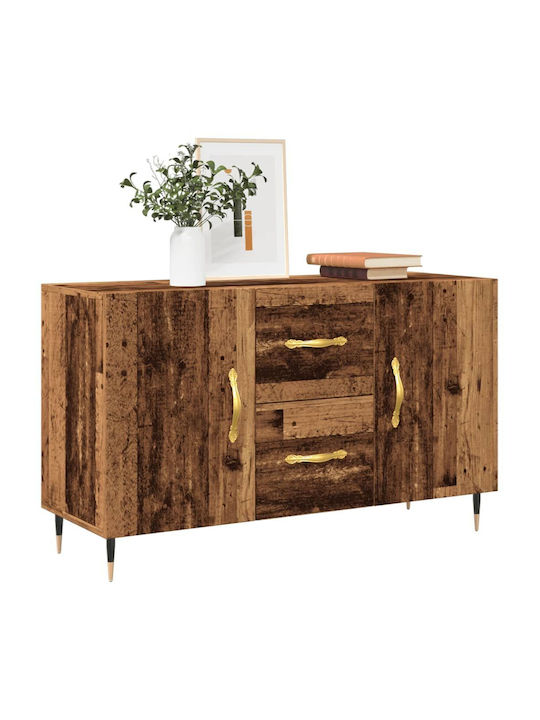 Sideboard Wooden with Drawers Coffee 100x36x60cm