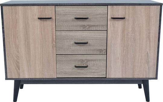 Μπουφές Ξύλινος με Συρτάρια Sonoma 120x38x80cm Μπουφές Ξύλινος με Συρτάρια Sonoma 120x38x80cm