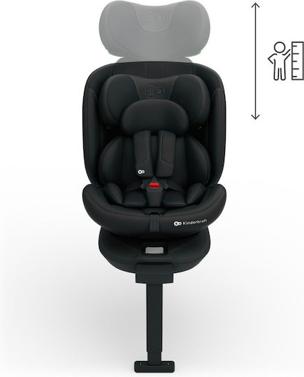 Kinderkraft I-360 2 Plus Car Seat i-Size with Isofix Black