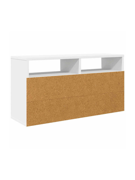 Βιβλιοθήκη Λευκό 72x22.5x38εκ.