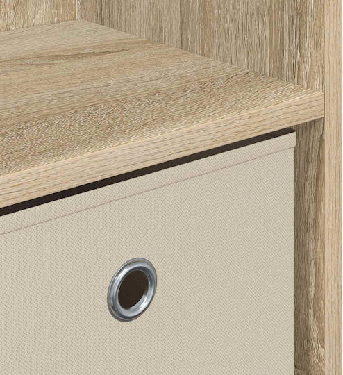 Bücherregal Eiche Sonoma 102x32x73,5cm