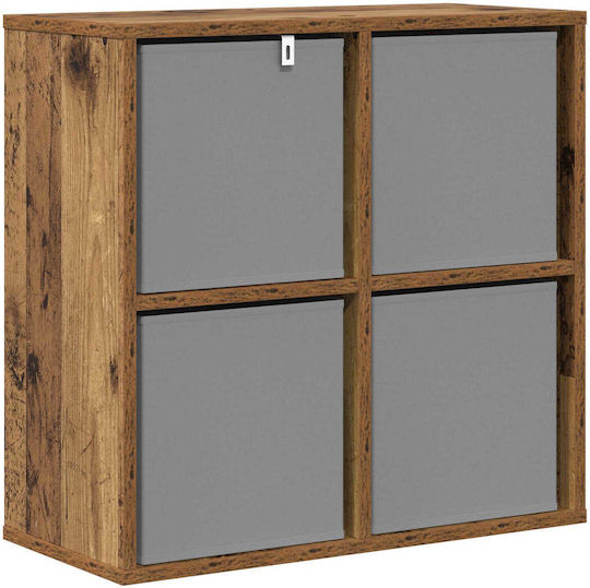 Bücherregal Altes Holz 59,5x27x57cm