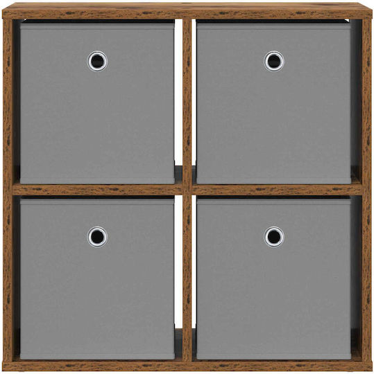 Bücherregal Altes Holz 59,5x27x57cm