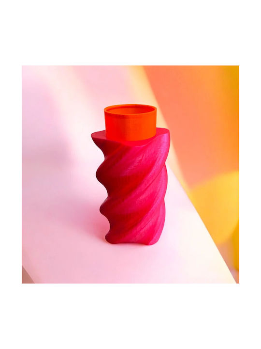 Sway 150% Vază Decorativă 3D Neon Roz Translucid Pink Stories