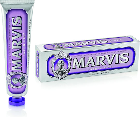 Marvis Jasmin Mint Toothpaste for Plaque , Cavities & Ulitis 85ml