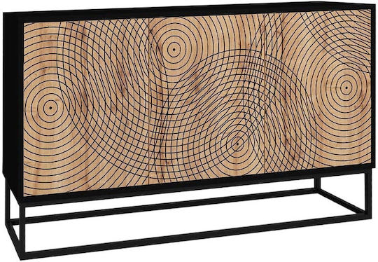 Μπουφές Themis Ξύλινος Μπεζ 150x35x83.6cm